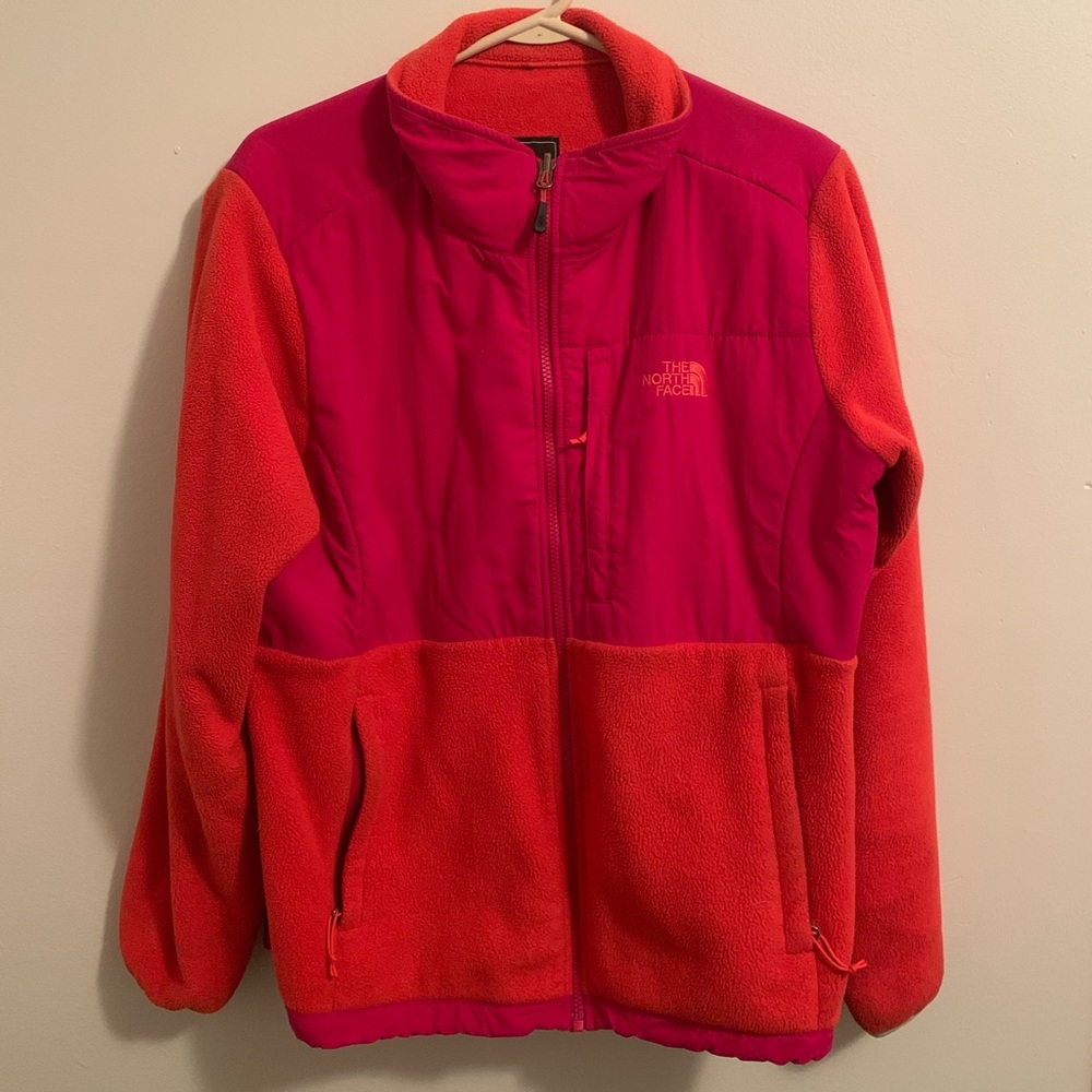 Women’s Pink & orange North Face jacket XL